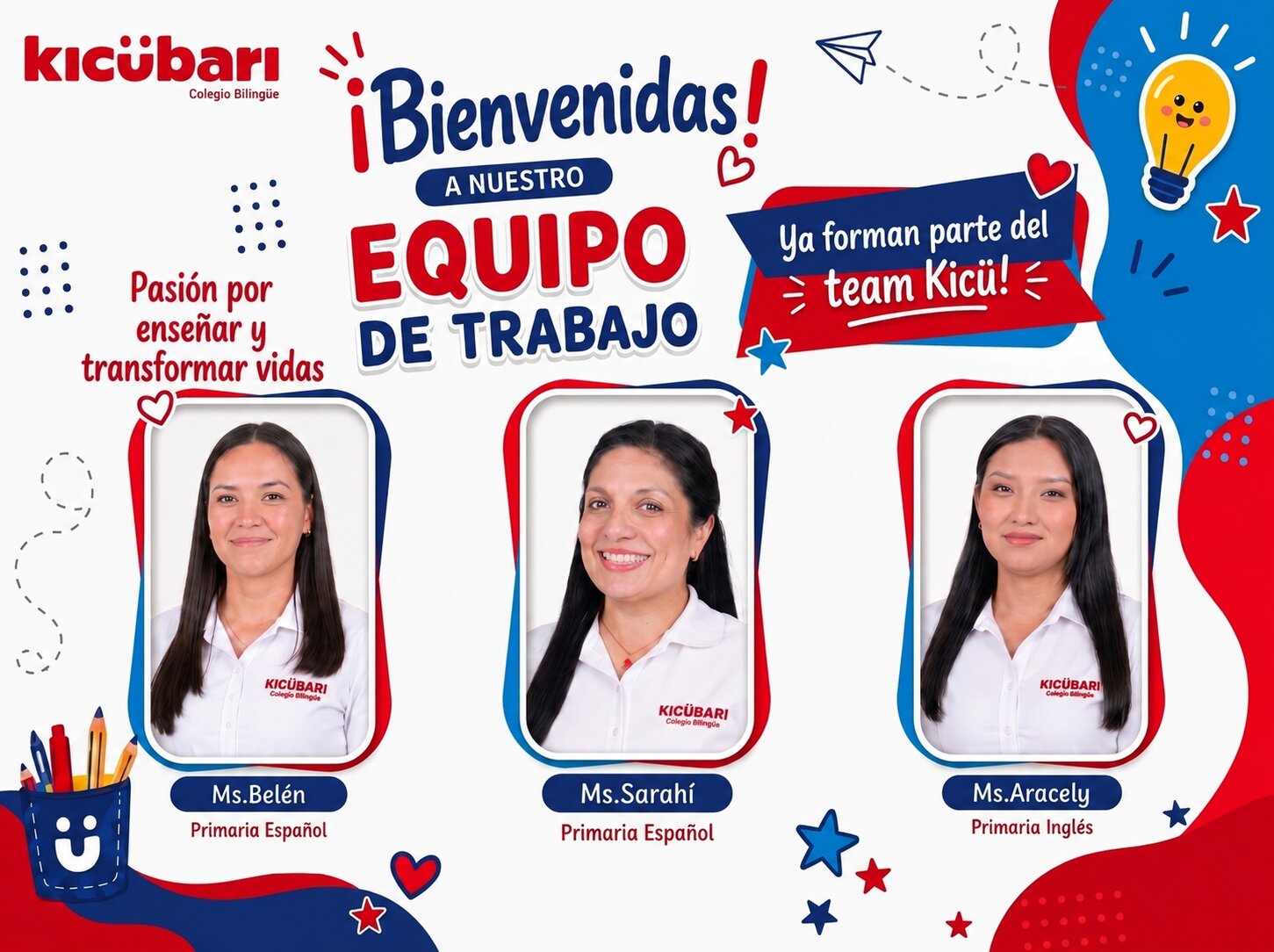 Bienvenida al equipo de Primaria
